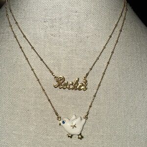 Betsey Johnson Rare Vintage Rocker Chic Necklace